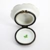 Picture of Limoges Porcelain Slice of Cherry Pie on Plate with Spoon Trinket Box  