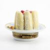 Picture of Limoges Porcelain Strawberry Charlotte, Ladyfinger Cake on Plate Trinket Box  