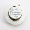Picture of Limoges Porcelain Plate with Cantaloupe Melon & Knife Trinket Box
