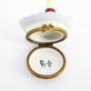 Picture of Limoges France Plate with Wine Bottle, Baguette & Brie Cheese Trinket Box 