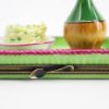 Picture of Limoges France Plate of Pasta & Chianti on Tray Trinket Box  