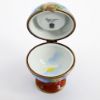 Picture of Limoges France Millennium Globe Trinket Box with Golden Well Filled with a Champagne Bottle & Glasses
