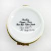 Picture of Limoges Porcelain Blooming Narcissus Flowers Trinket Box with Surprise Ladybug Inside
