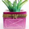Picture of Limoges Porcelain Daffodils in Planter Trinket Box
