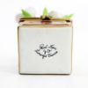 Picture of Limoges Porcelain Potted Pink Roses Trinket Box