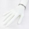 Picture of Art Deco 14k White Gold Filigree Diamond and Sapphire Bezel Set Bracelet