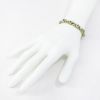 Picture of 18k Two Tone Gold Diamond and Emerald Bracelet