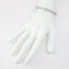 Picture of 14k White Gold & Diamond Hinged Bangle Bracelet 