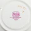 Picture of Vintage Paragon Bone China Peach Tea Cup & Saucer with Hand Painted Pink Cabbage Rose 