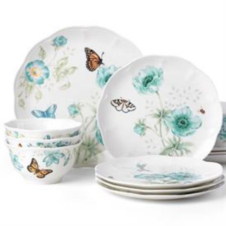 Picture for pattern Butterfly Meadow, Turquoise