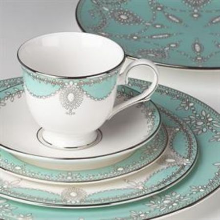Picture for pattern Empire Pearl, Turquoise by Marchesa