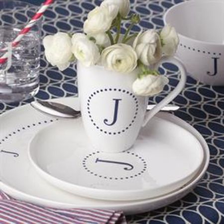 Picture for pattern ID, Navy Dots