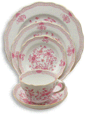 Picture for pattern Oriental Flower, Red