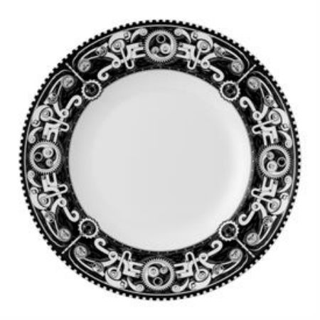 Picture for pattern Steampunk, Black with White